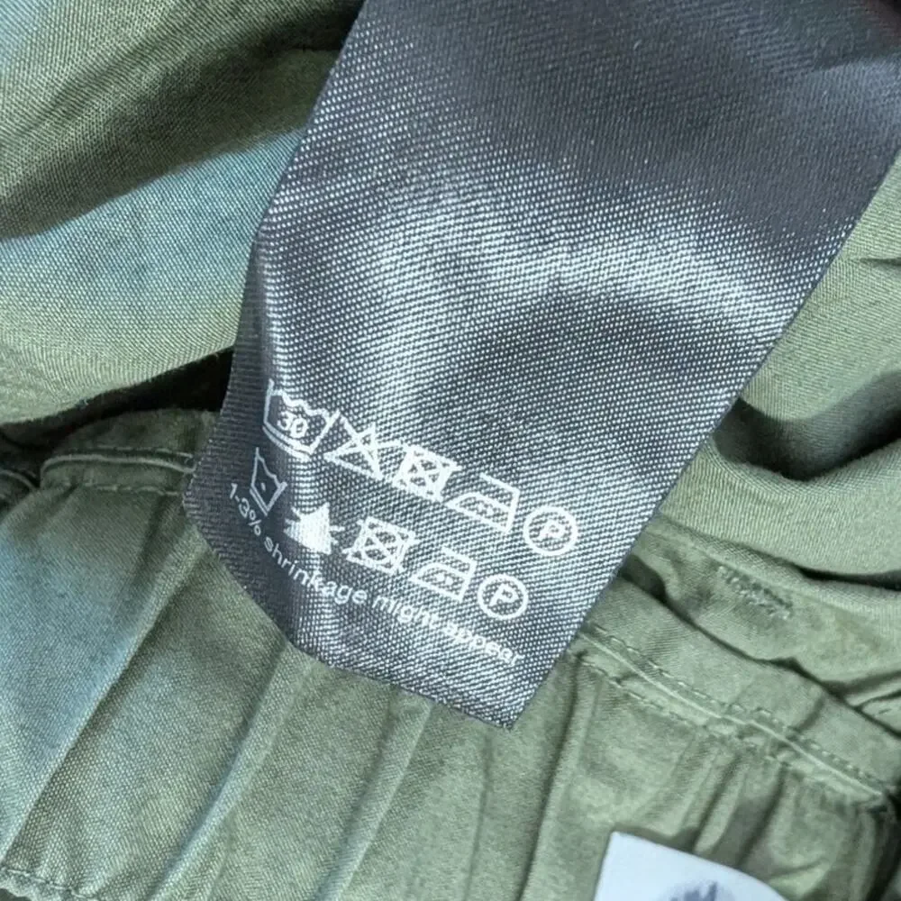 Samsoe Samsøe Planet Cargo Pants Unisex M Green Cotton Relaxed